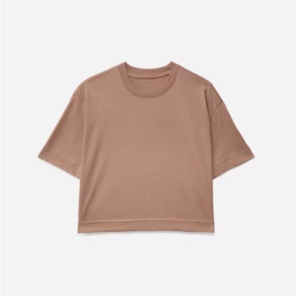 Everlane Organic Cotton Boxy Crop Tee